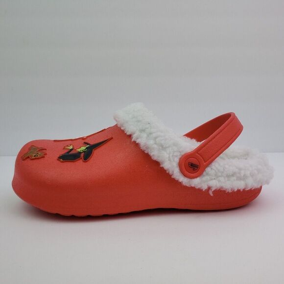 The Wizard Of Oz Girls Size 2/3 Red Slip On Lined Comfort Clog Shoes - Picture 3 of 10